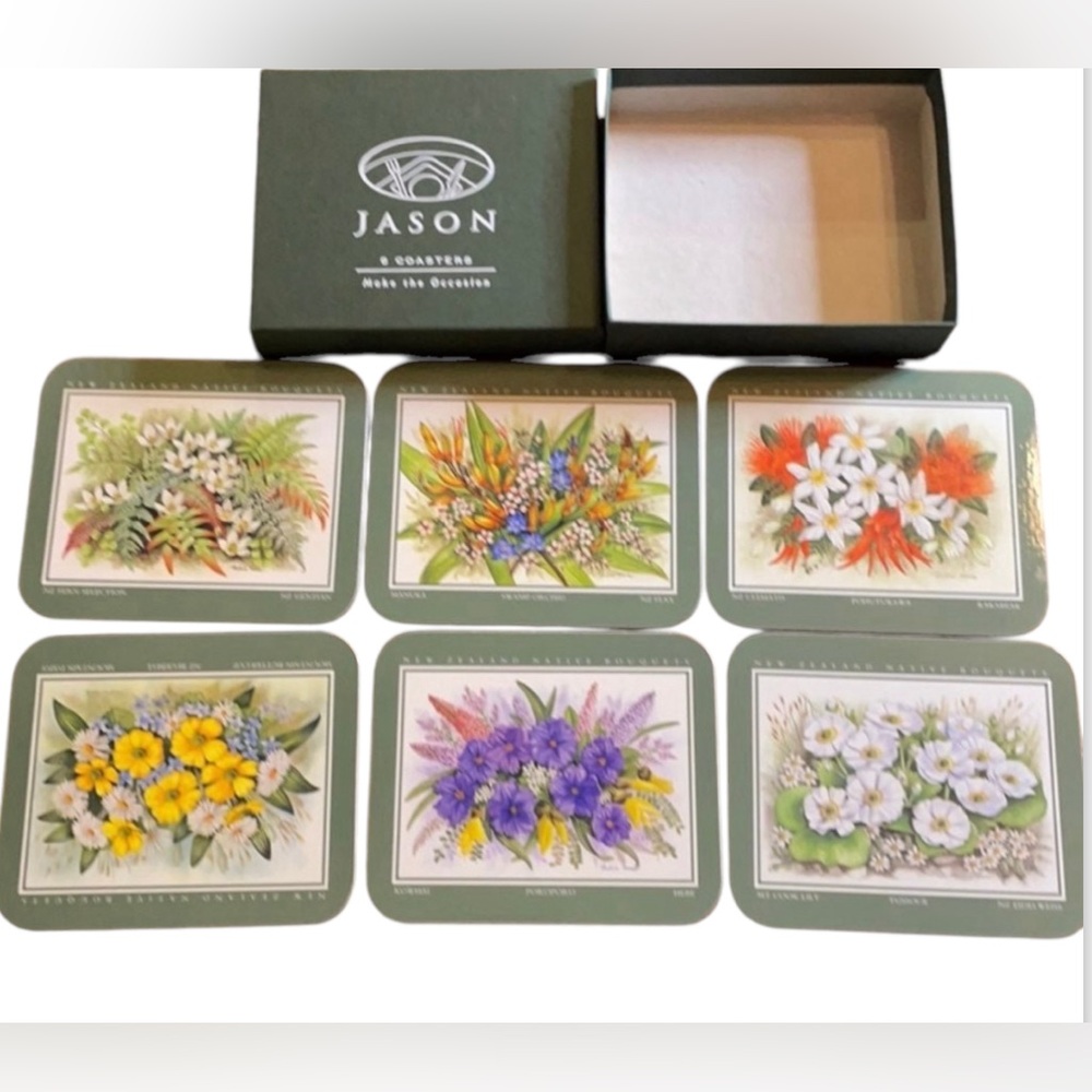 Jason Coasters Set of 6 NWT
